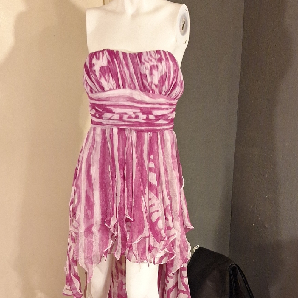 Strapless Pink Dress